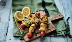 Picard 4 brochettes de poulet mariné au citron et au basilic* Volailles Labellisées|Volailles Cuisinées