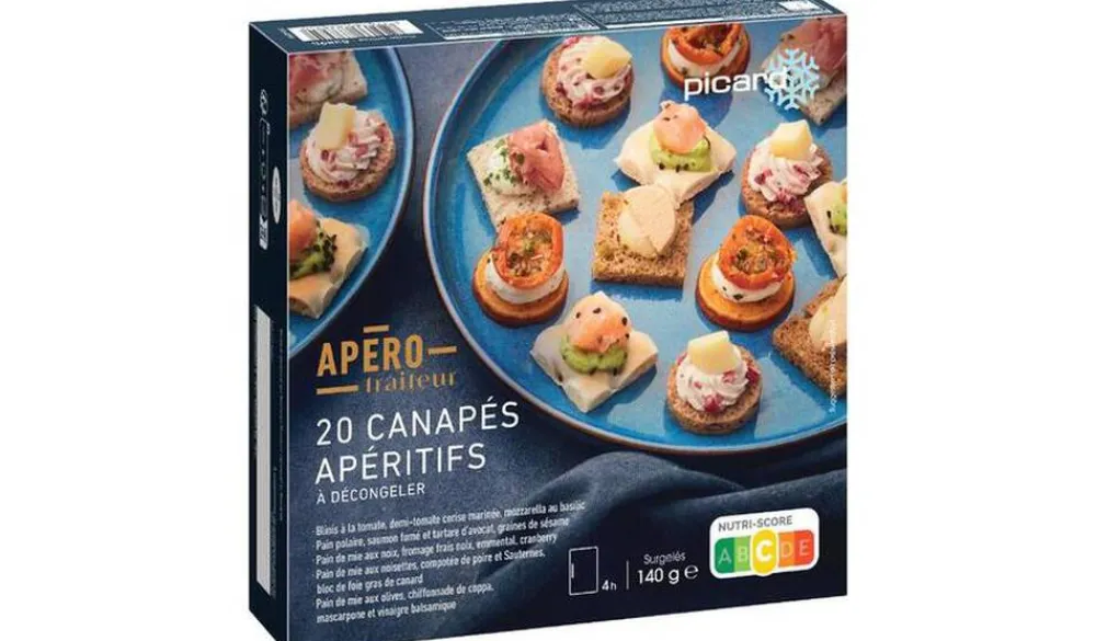 Picard 20 canapés apéritifs* Apéritifs Froids