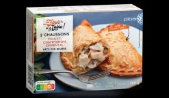 Picard 2 chaussons poulet, champignon, emmental* Feuilletés|Entrées Individuelles