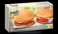 Picard 2 cheeseburgers*Enfant 2 Parts|Plats Américains