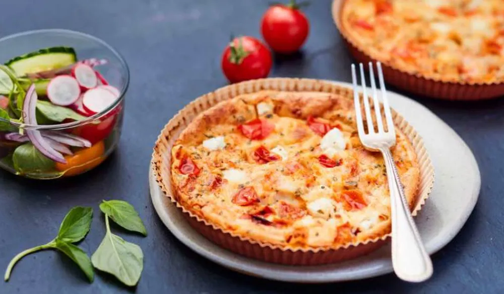 Picard 2 clafoutis tomates, fromages de chèvre et brebis* Entrées Individuelles|Entrées Chaudes
