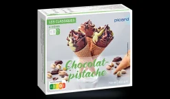 Picard 6 cônes chocolat-pistache*Enfant Glaces Pour Enfants|Cônes Glacés