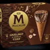 Picard 4 cônes Magnum noisette* Cônes Glacés|Chocolat, Noisette