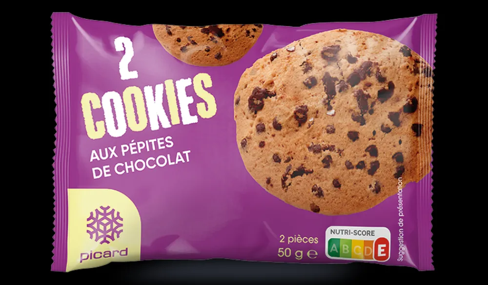 Picard 2 cookies aux pépites de chocolat* Biscuits