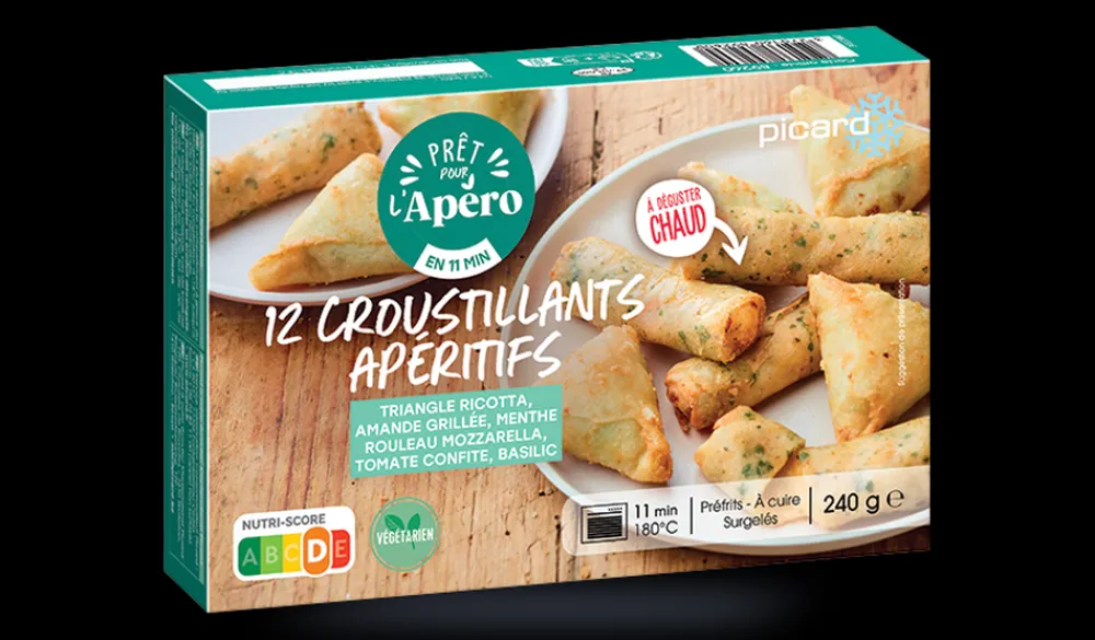 Picard 12 croustillants apéritifs* Végétarien|Bouchées, Petits Fours