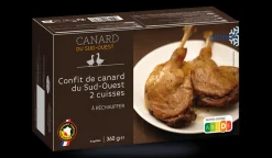 Picard 2 cuisses de canard du Sud-Ouest confites* Volailles Labellisées|Canard