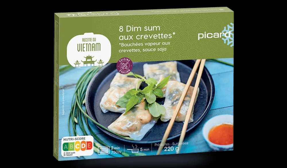 Picard 8 Dim sum aux crevettes* À Partager|Plats Vietnamiens