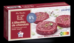 Picard 4 effeuillés de Charolais* Produits Nutri-Score A|Viandes Bio Et Labellisées