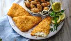 Picard 4 filets de cabillaud MSC, panure croustillante*Enfant Produits Nutri-Score A|Poissons Panés, Meunières