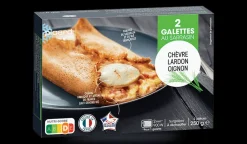Picard 2 galettes chèvre-lardon-oignon*Enfant Plats Spécial Enfants|Crêpes Et Galettes Salées