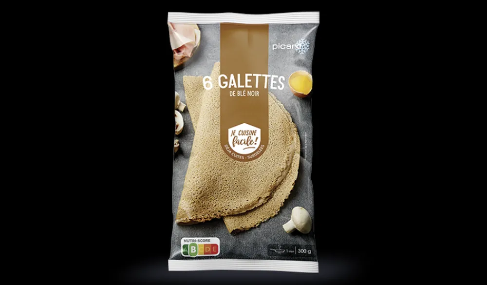 Picard 6 galettes de blé noir* Produits Nutri-Score B|Crêpes, Pancakes, Gaufres
