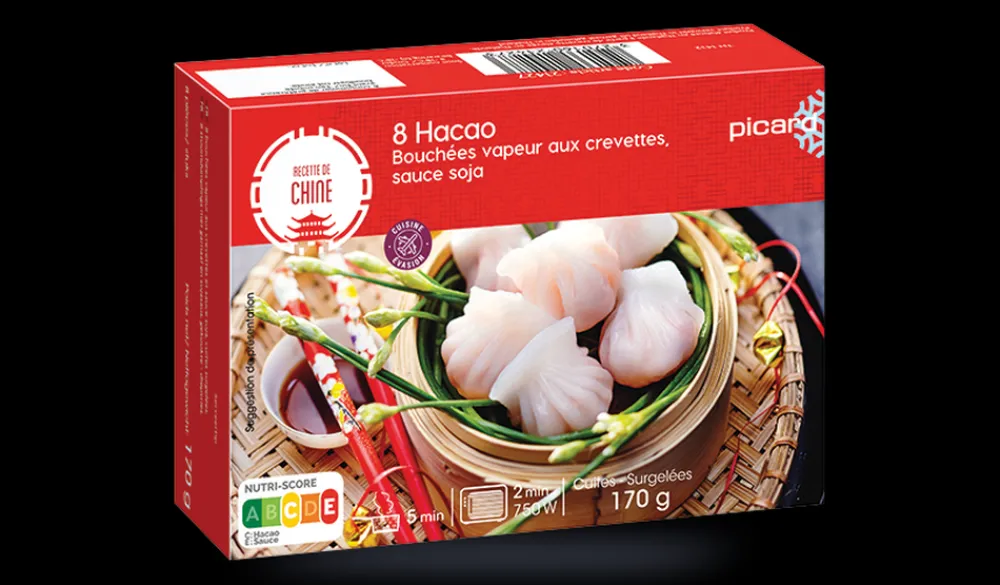 Picard 8 hacao, bouchées aux crevettes avec sauce soja* À Partager|Bouchées, Brochettes