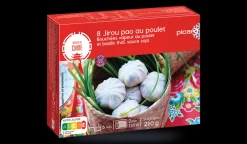 Picard 8 jirou pao au poulet, bouchées vapeur au poulet* À Partager|Bouchées, Brochettes
