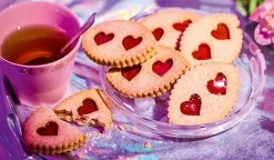 Picard 6 mini lunettes coeurs fraise bio* Biscuits