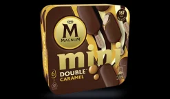 Picard 6 Mini Magnum double caramel* Bâtonnets De Glace, Barres Glacées|Vanille, Caramel