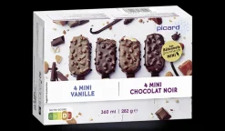 Picard 8 mini-bâtonnets vanille et chocolat*Enfant Végétarien|Glaces Pour Enfants