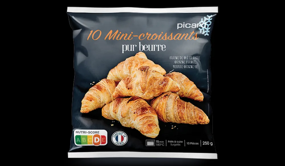 Picard 10 mini-croissants, pur beurre*Enfant Spécial Enfants|Croissants Et Pains Au Chocolat