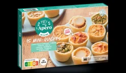 Picard 15 mini-quiches* Apéritifs Chauds