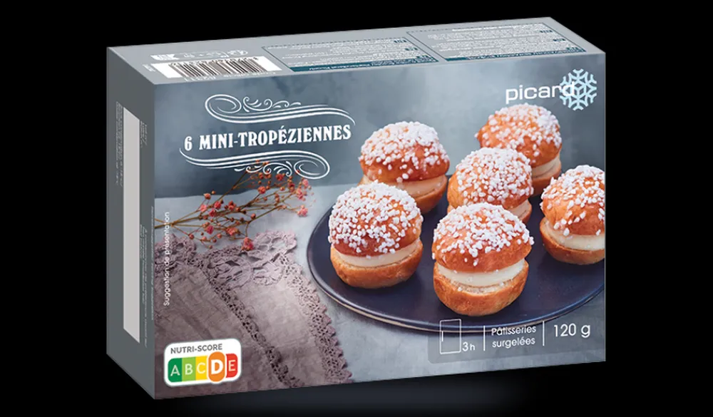 Picard 6 mini-tropéziennes* Spécialités Régionales|Desserts Pâtissiers