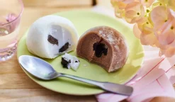 Picard 2 mochis glacés cacao coeur coulant / cookie* Vanille, Caramel|Chocolat, Noisette