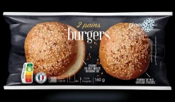 Picard 2 pains burgers cuits* Pains Du Monde