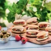 Picard 8 paninis apéritifs, pesto, tomate, mozzarella* Végétarien|Apéritifs Chauds