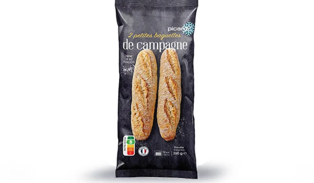 Picard 2 petites baguettes de campagne* Produits Nutri-Score B|Baguette