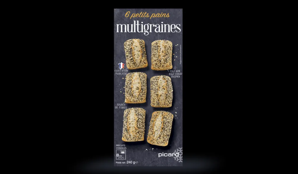 Picard 6 petits pains multigraines* Produits Nutri-Score A|Petits Pains