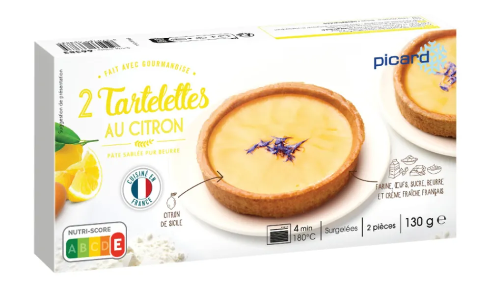 Picard 2 tartelettes au citron* Tartes, Tartelettes