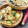 Picard 2 tartes bio courgette tomate féta AOP* Végétarien|Tartes Végétariennes