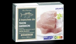 Picard 2 tranches de thon germon MSC* Produits Nutri-Score A|Poissons Bio Et Labellisés