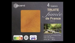 Picard 4 tranches de truite fumée, élevée en France* Poissons Marinés, Fumés, Cuisinés|Saumon Et Truite