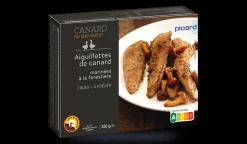 Picard Aiguillettes de canard marinées à la forestière* Produits Nutri-Score A|Volailles Labellisées