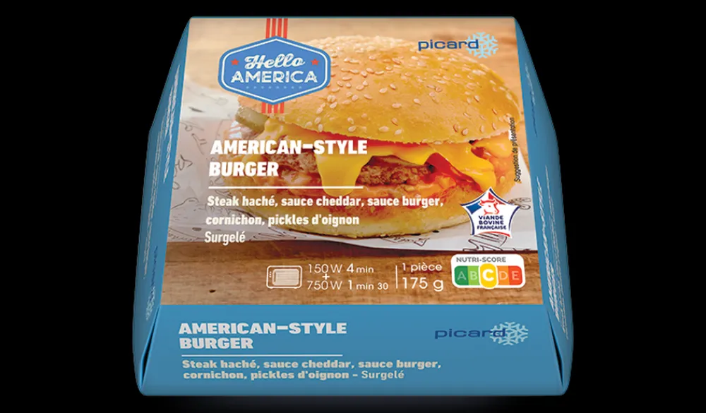 Picard American-style burger* 1 Part|Plats Cuisinés