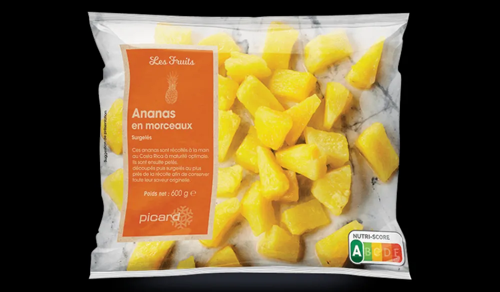 Picard Ananas en morceaux, Costa Rica ou Philippines* Produits Nutri-Score A|Fruits Exotiques