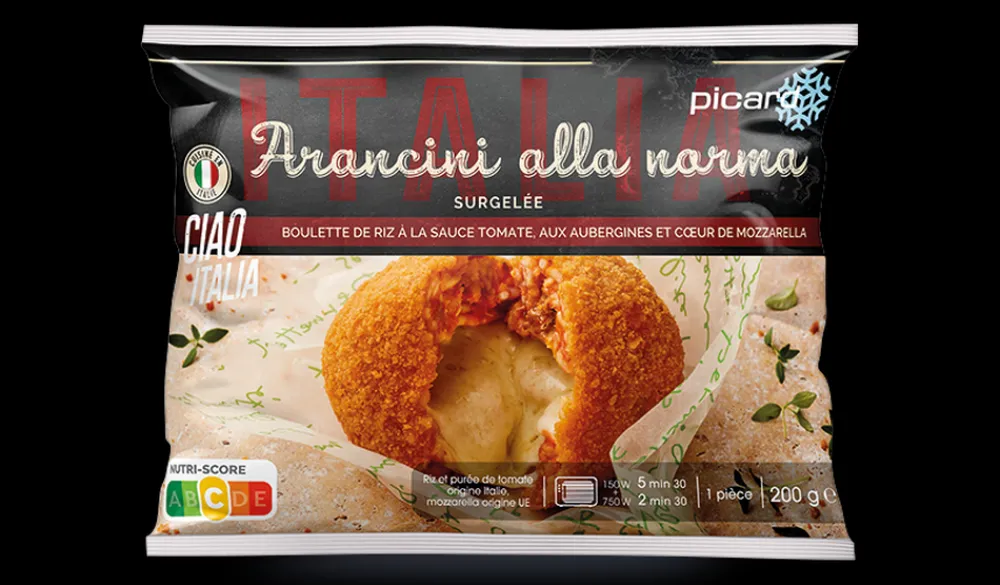Picard Arancini alla norma, boulette de riz sauce tomate* Plats Italiens|Plats Du Monde