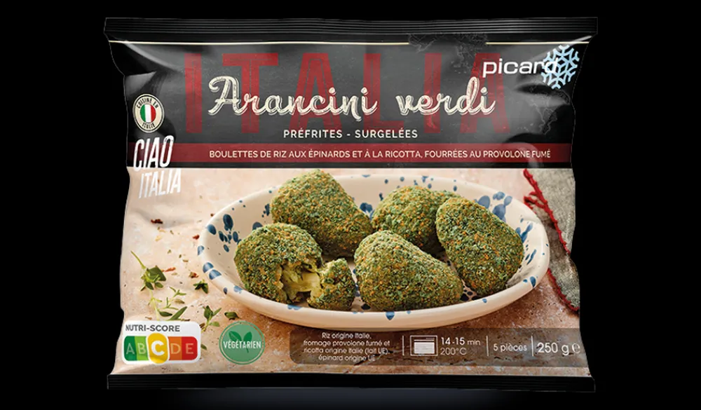 Picard Arancini verdi, boulettes de riz aux épinards* À Partager|Plats Italiens