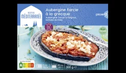 Picard Aubergine farcie à la grecque* Produits Nutri-Score A|Plats Cuisinés