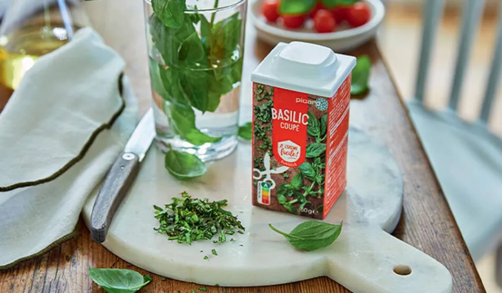 Picard Basilic coupé* Produits Nutri-Score A|Aides Culinaires