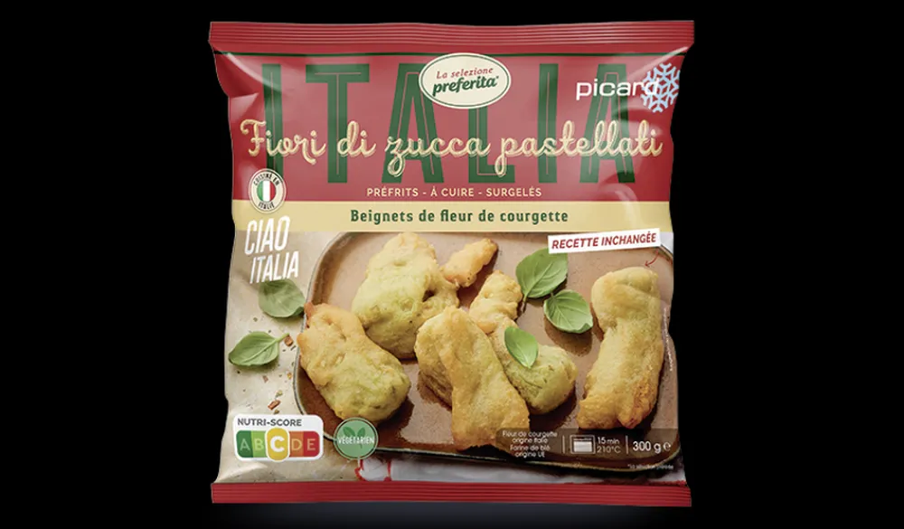 Picard Beignets fleur de courgette , Fiori Zucca pastellati* À Partager|Plats Italiens