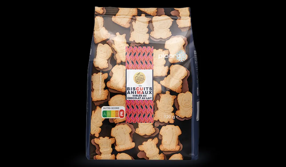 Picard Biscuits animaux, sablés au chocolat au lait* Biscuits