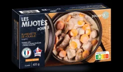 Picard Blanquette de volaille, 2 parts* Volailles Cuisinées
