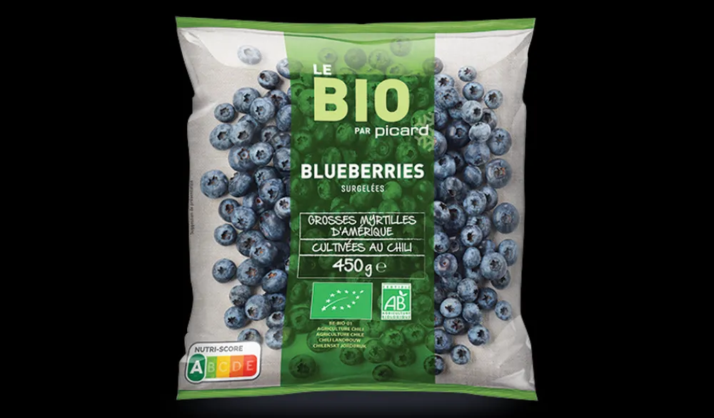 Picard Blueberries bio, Chili* Produits Nutri-Score A|Autres Fruits