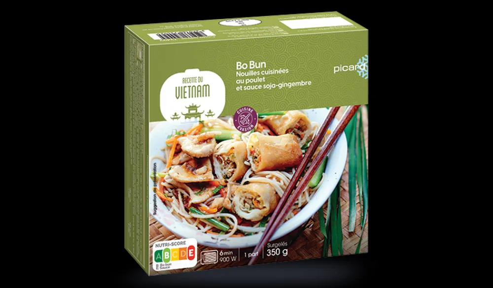Picard Bo bun au poulet Cuisine Evasion* Produits Nutri-Score A|1 Part