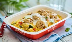 Picard Boulettes de poulet, semoule cuisinée* Couscous, Pâtes, Risottos