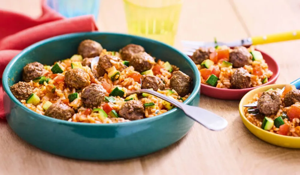 Picard Boulettes party au boeuf, riz et légumes*Enfant Plats Spécial Enfants
