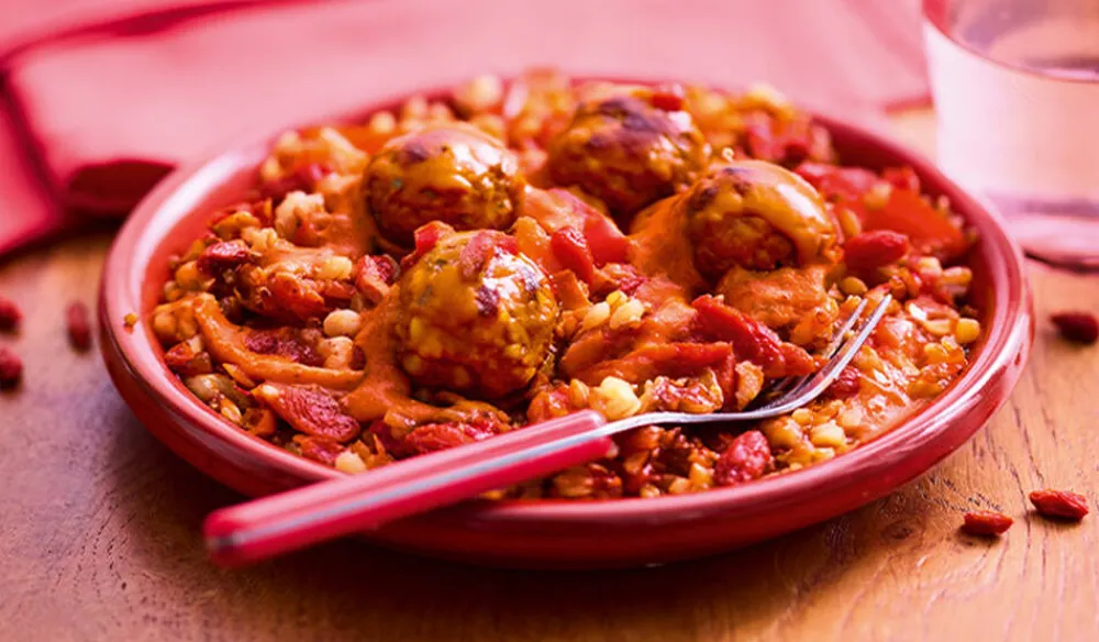 Picard Boulettes végétariennes sauce cajun légumes rouges* Végétarien|Plats Cuisinés Végétariens