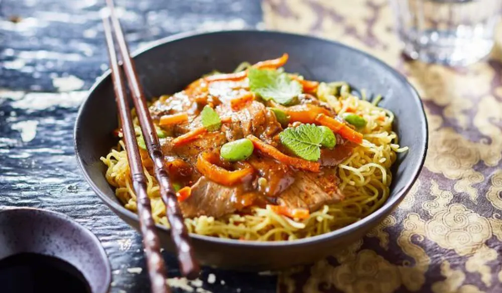 Picard Bœuf aux oignons et nouilles chinoises aux légumes* Produits Nutri-Score A|1 Part