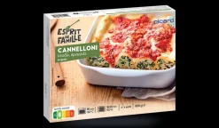 Picard Cannelloni à la ricotta et aux épinards*Enfant Produits Nutri-Score B|Plats Spécial Enfants