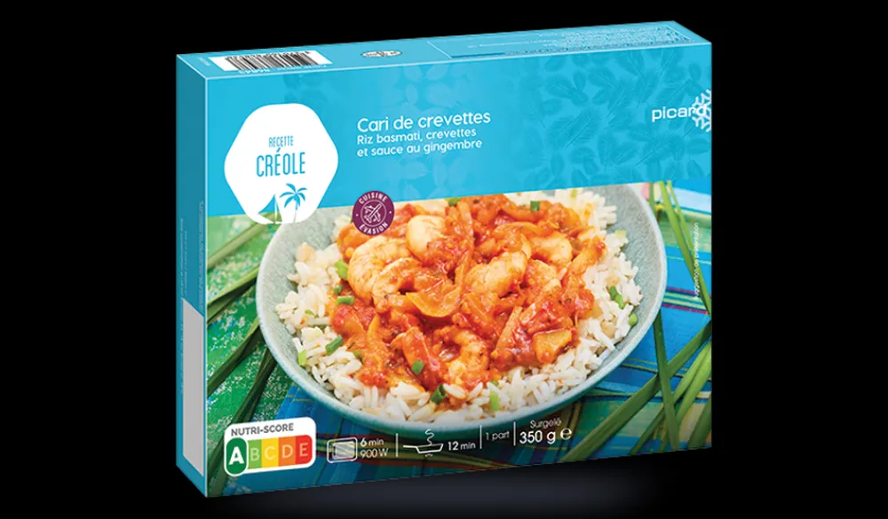 Picard Cari de crevettes* 1 Part|Plats Cuisinés